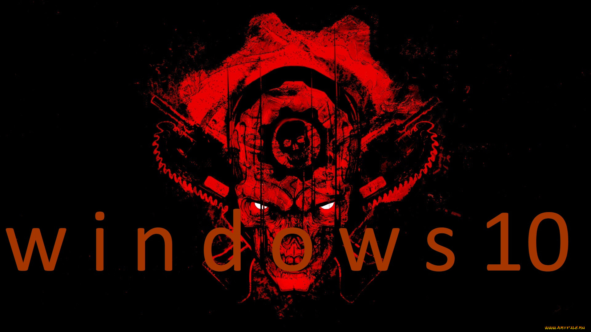 , windows  10, , , , , , , , , , , , , red, , blood, , black, gears, of, war, , and, fire